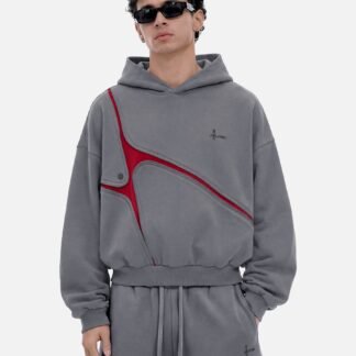 [Pre-Order] Aelfric Eden Boxy Deconstructed Panel Pullover Hoodie