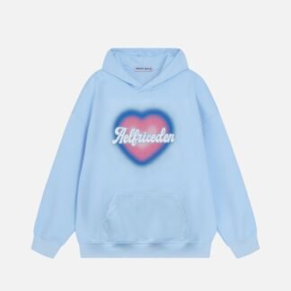 Aelfric Eden Dip Dye Heart Graphic Pullover Hoodie