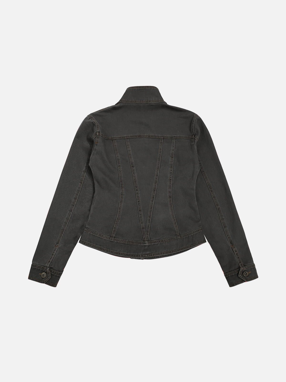 Aelfric Eden Stand Collar Denim Jacket
