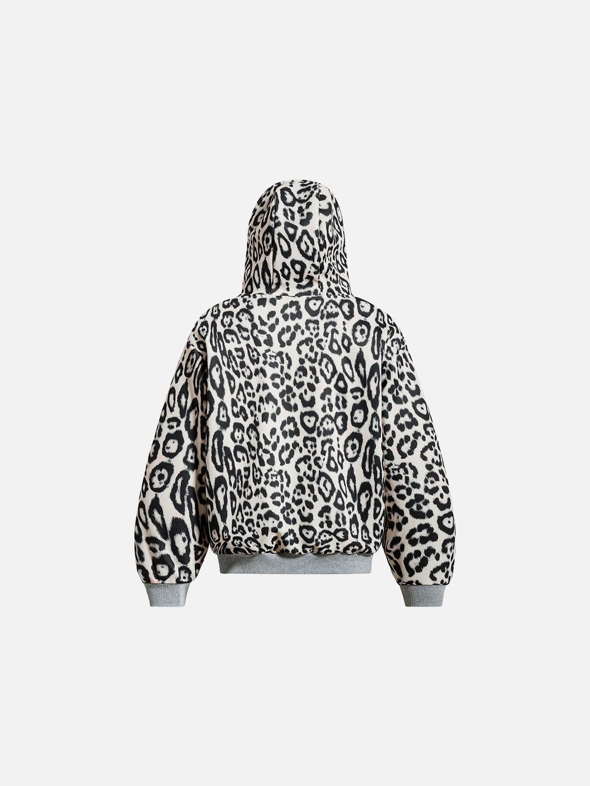 Aelfric Eden Reversible Leopard Zip Up Hoodie
