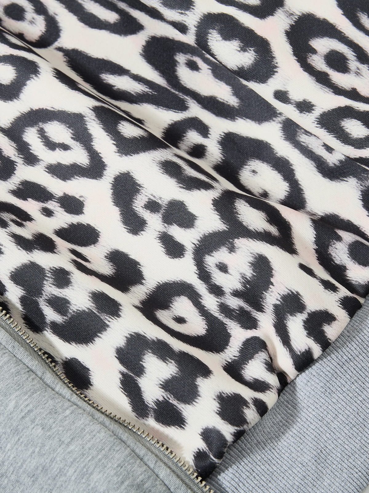 Aelfric Eden Reversible Leopard Zip Up Hoodie