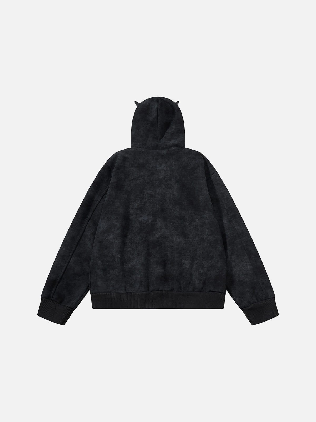 Aelfric Eden Cartoon Embroidered Zip Up Hoodie
