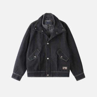 Aelfric Eden Layered Collar Denim Jacket