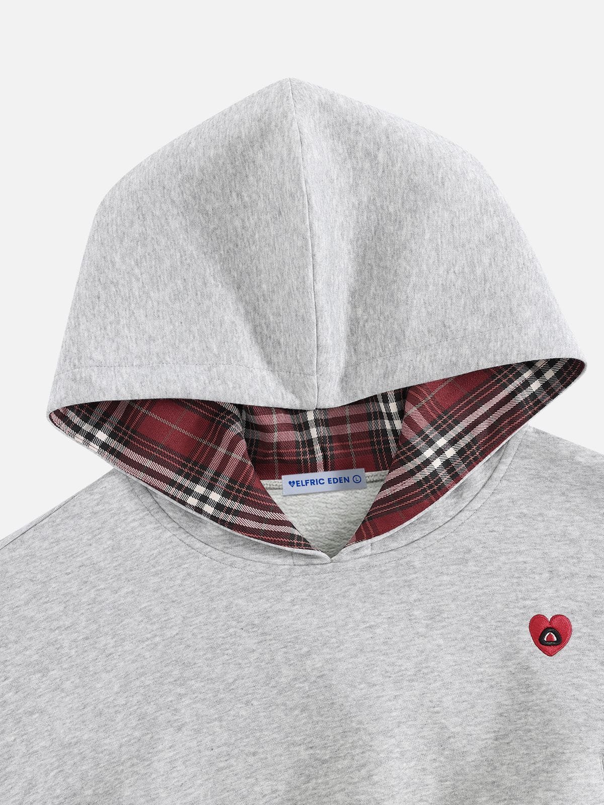 [Pre-Order] Aelfric Eden Cropped Plaid Lined Pullover Hoodie