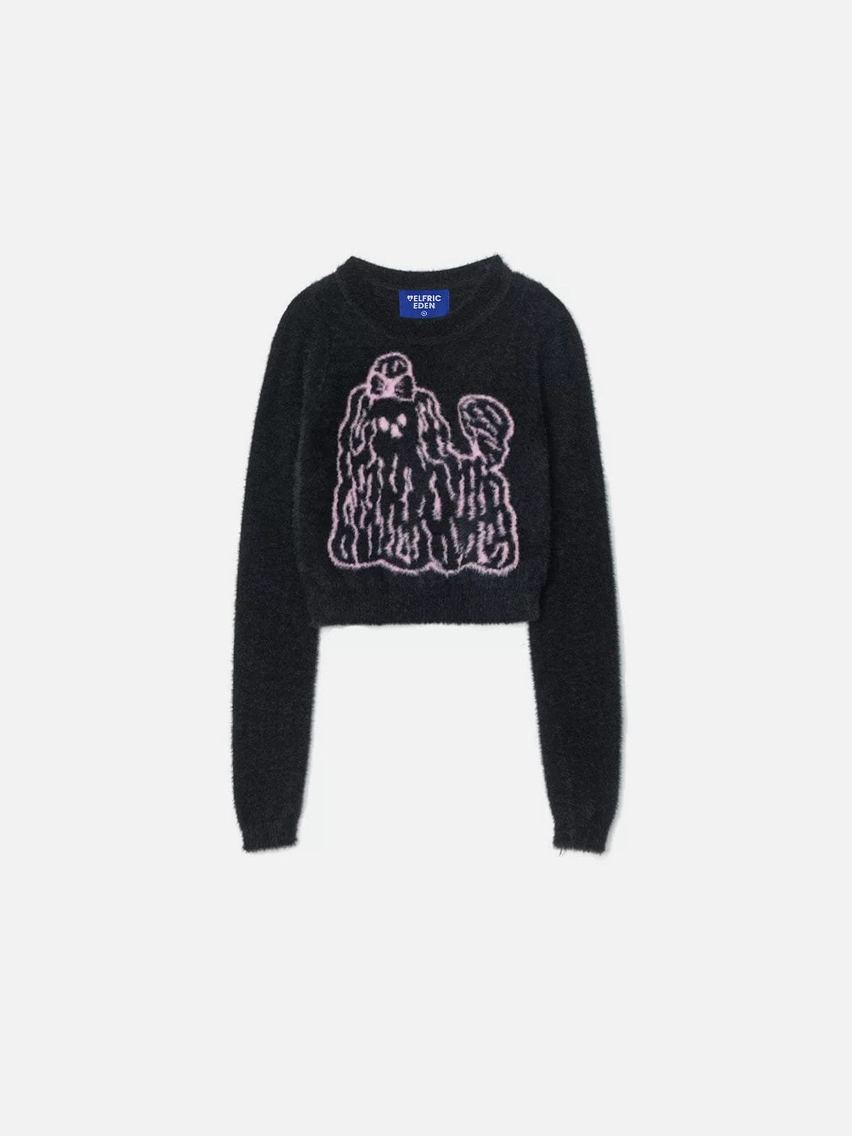 Aelfric Eden Cropped Dog Graphic Sweater