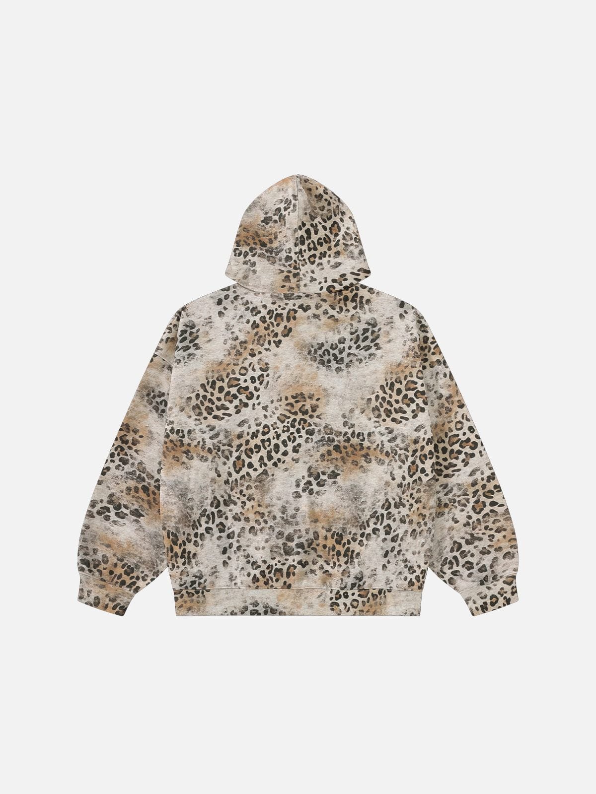 Aelfric Eden Washed Leopard Zip Up Hoodie