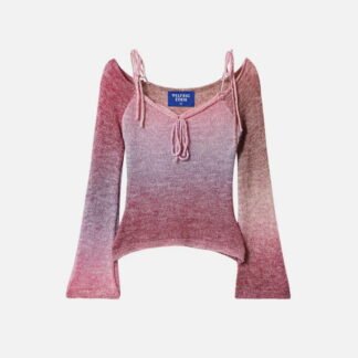 Aelfric Eden Gradient Off-The-Shoulder Sweater