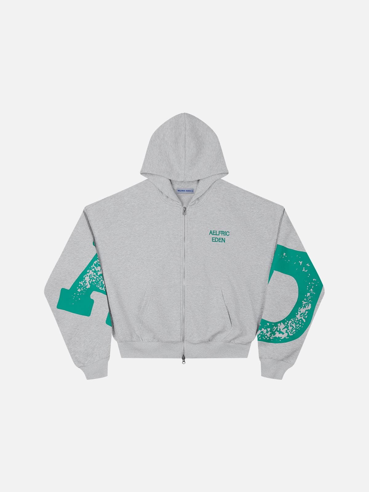 Aelfric Eden Boxy Graphic Zip Up Hoodie