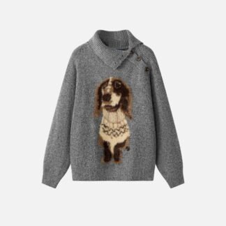 Aelfric Eden Dachshund Jacquard Sweater