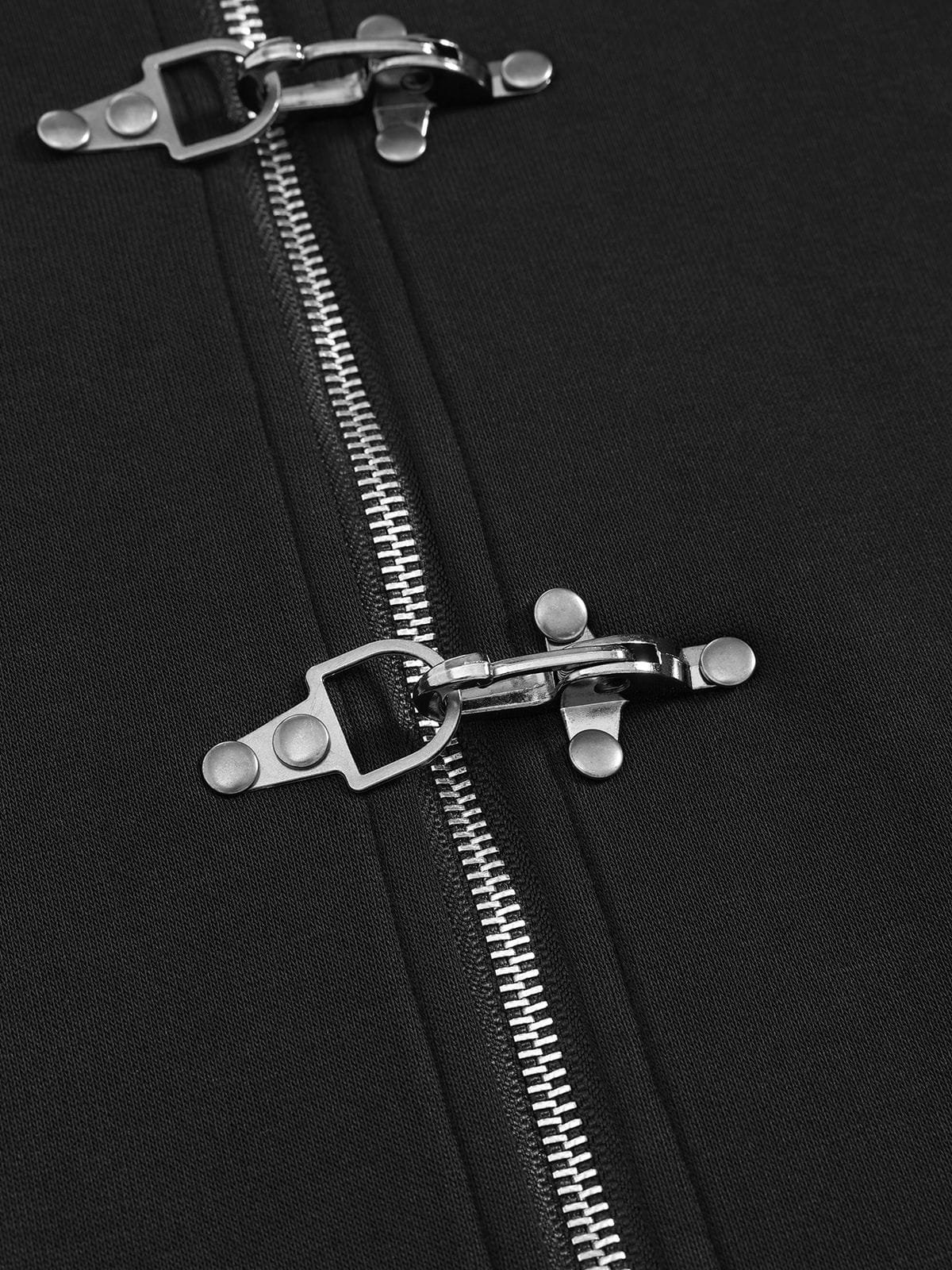 Aelfric Eden Boxy Fireman Clasp Zip Up Hoodie