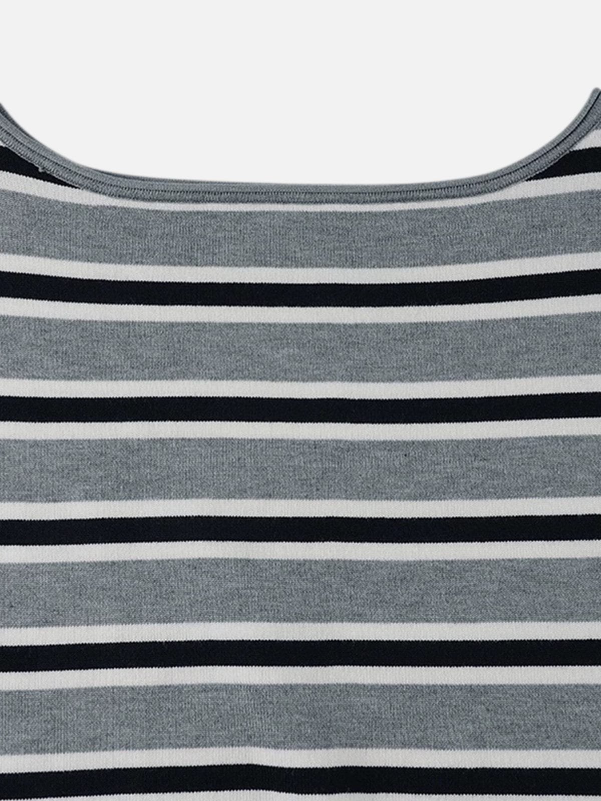 Aelfric Eden Striped Off-The-Shoulder Sweater