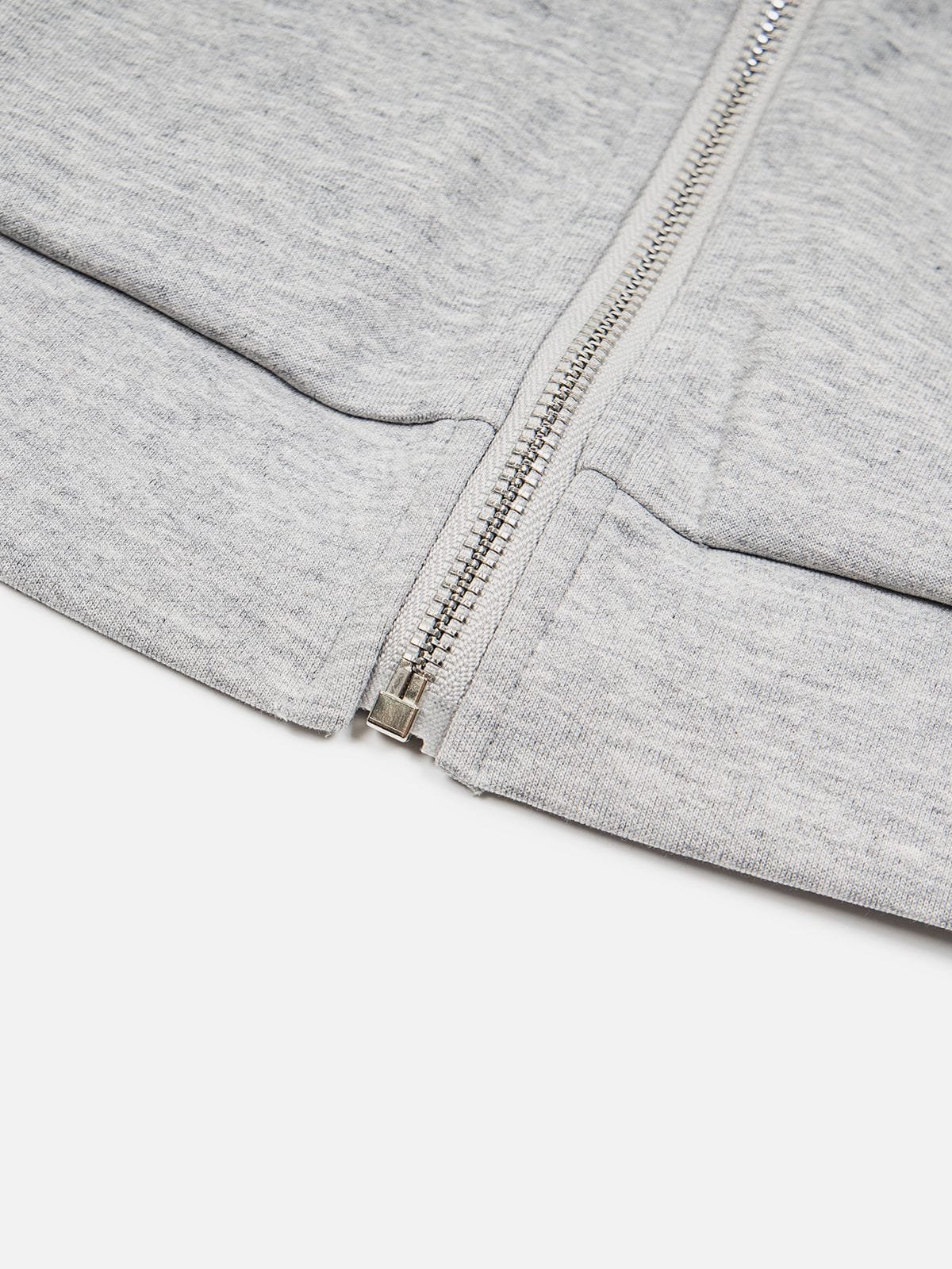 Aelfric Eden Leopard Panel Zip Up Hoodie