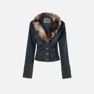Aelfric Eden Detachable Faux Fur Denim Jacket