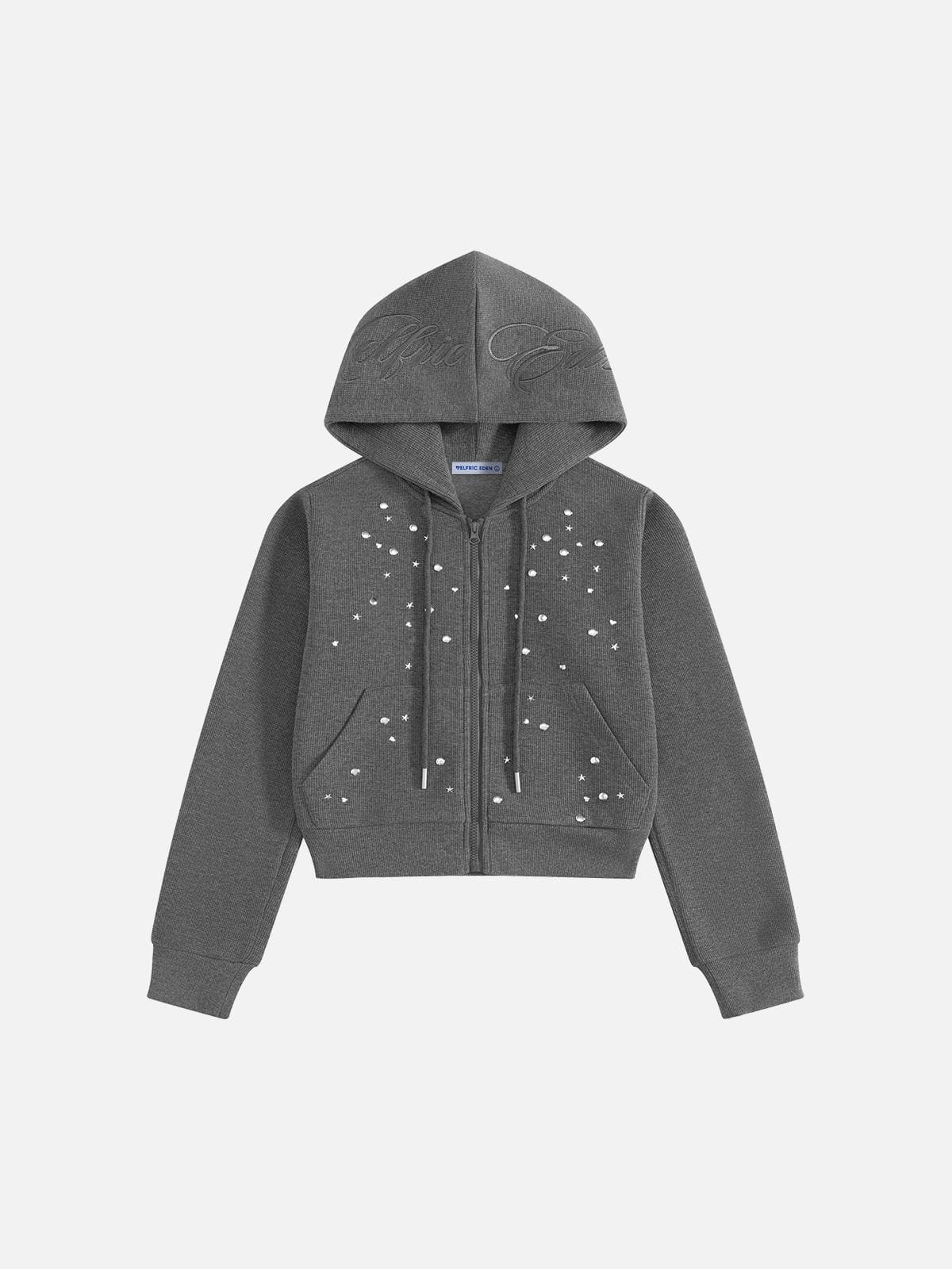 Aelfric Eden Studded Zip Up Hoodie