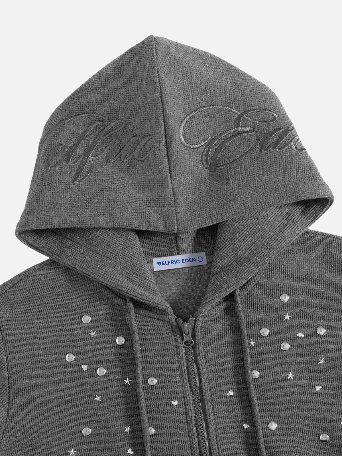 Aelfric Eden Studded Zip Up Hoodie