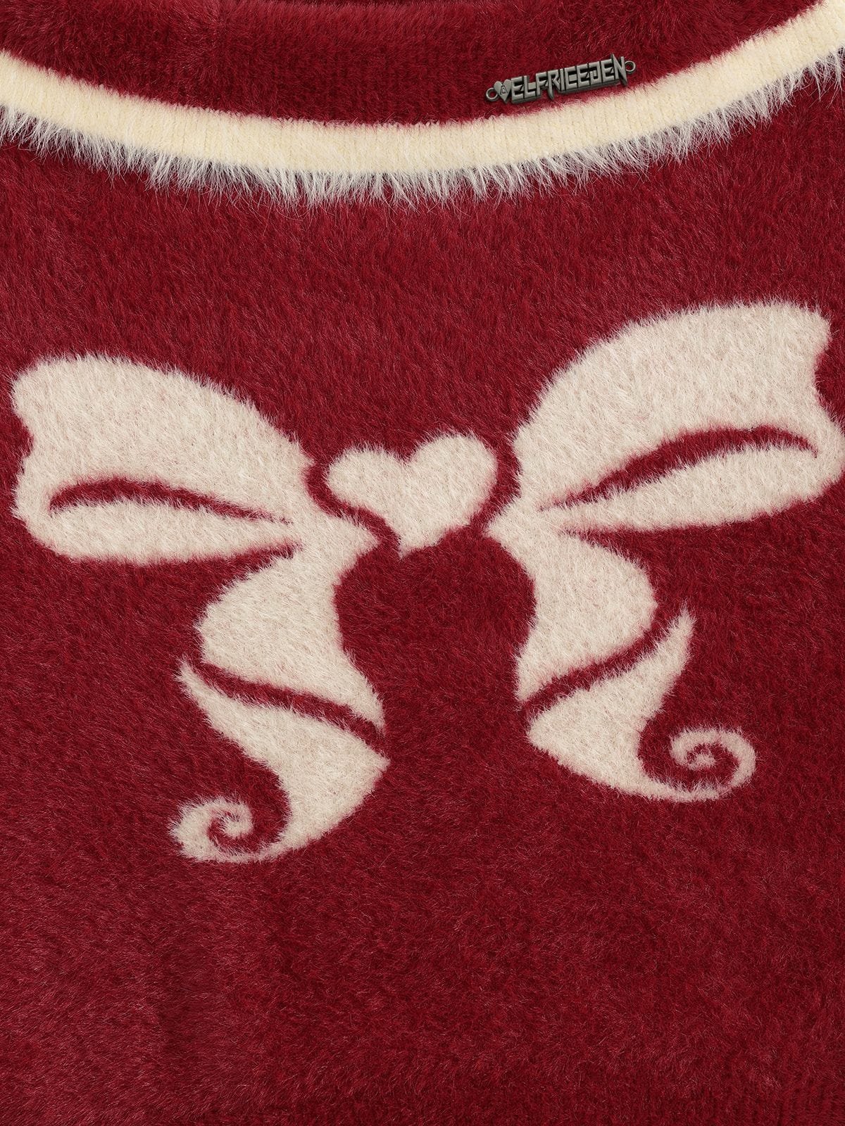 Aelfric Eden Bow Off-The-Shoulder Sweater