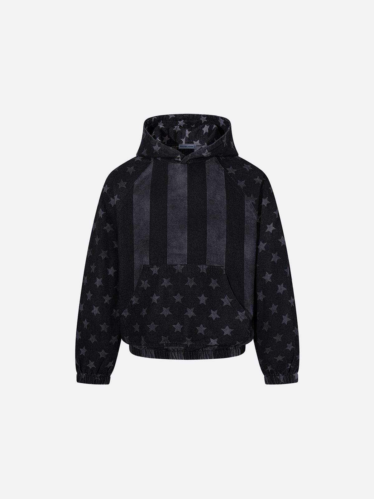 Aelfric Eden Stripe Star Pullover Hoodie