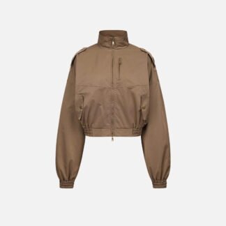 Aelfric Eden Cropped Stand Collar Utility Jacket