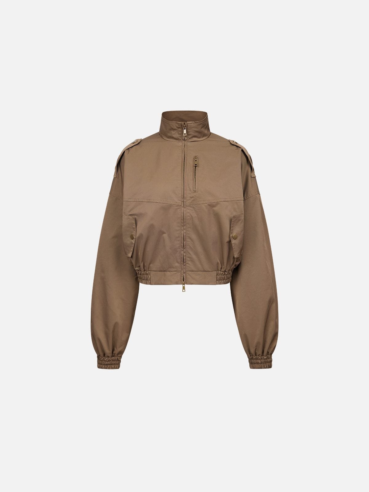 Aelfric Eden Cropped Stand Collar Utility Jacket