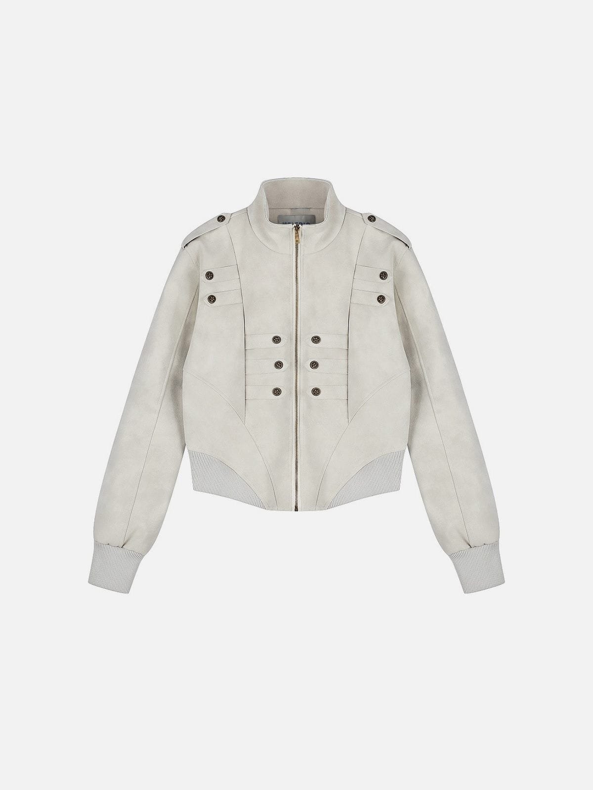Aelfric Eden Faux Leather Napoleon Jacket