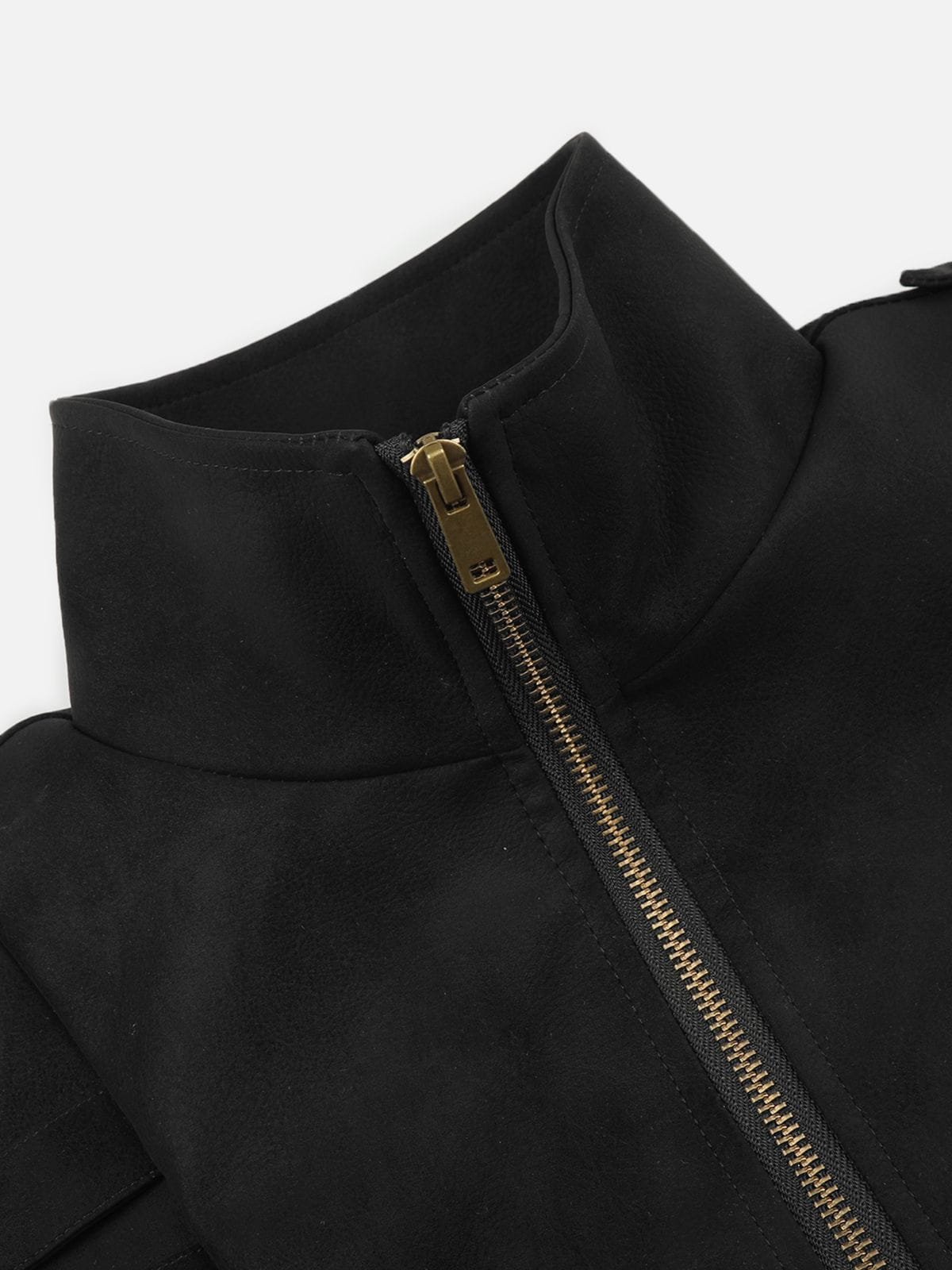Aelfric Eden Faux Leather Napoleon Jacket