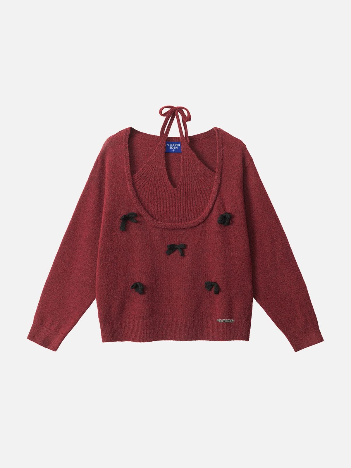Aelfric Eden Bow Off-The-Shoulder Sweater