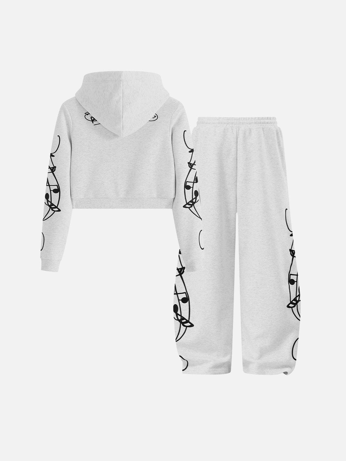 Aelfric Eden Slim Music Note Hoodie Sets