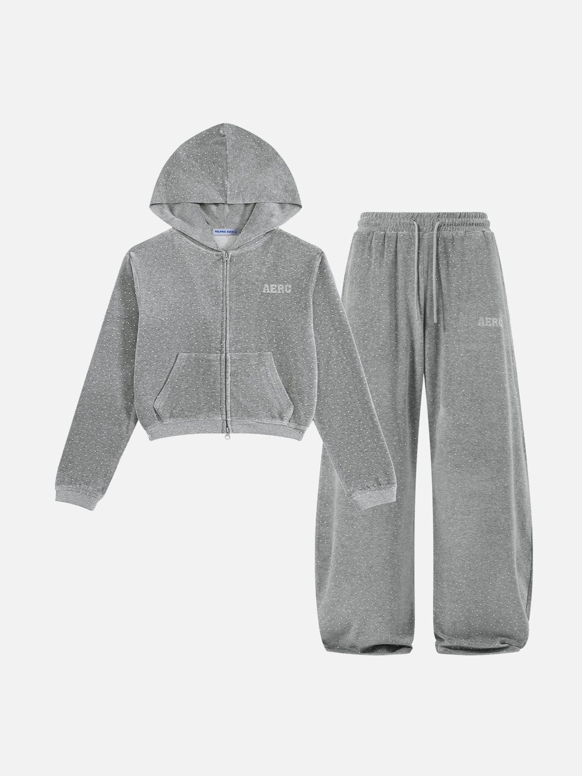 Aelfric Eden Rhinestone Hoodie Sets