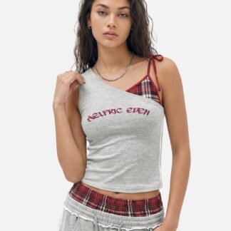Aelfric Eden Plaid Layered Cami Top