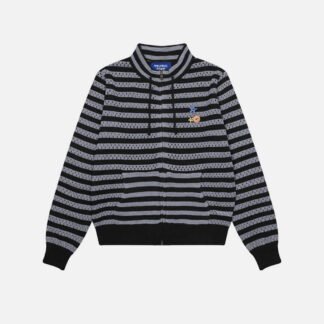 Aelfric Eden Striped Pointelle Knit Cardigan