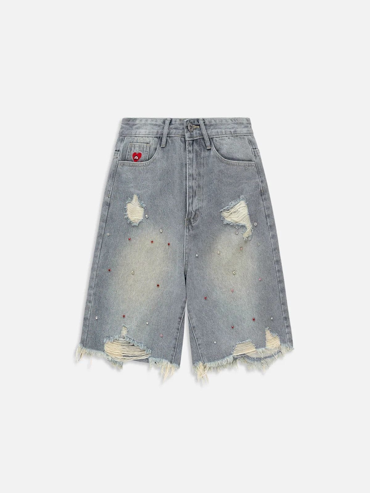Aelfric Eden Rhinestone Application Jorts