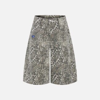 Aelfric Eden Leopard Print Longline Jorts