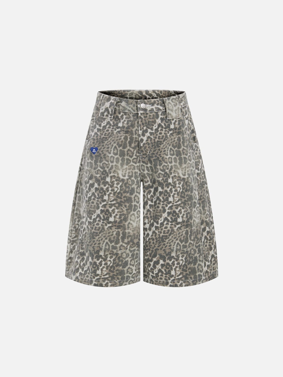Aelfric Eden Leopard Print Longline Jorts