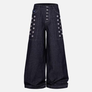 Aelfric Eden Grommet Button Fly Baggy Jeans
