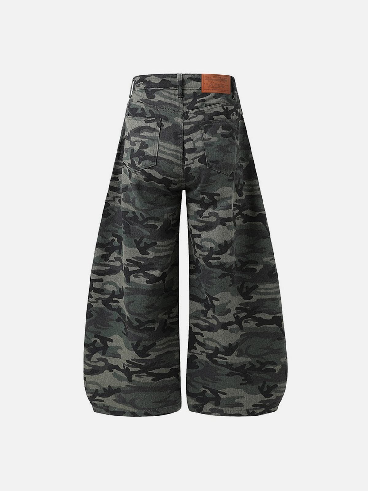 Aelfric Eden Rhinestone CAMO Baggy Barrel Jeans