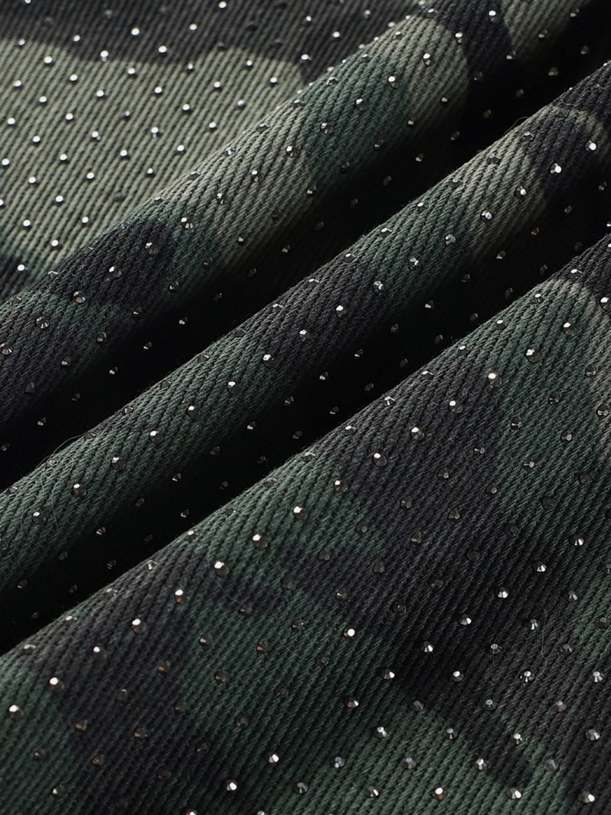 Aelfric Eden Rhinestone CAMO Baggy Barrel Jeans