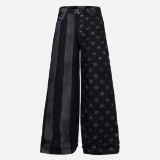 Aelfric Eden Striped Star Baggy Barrel Jeans