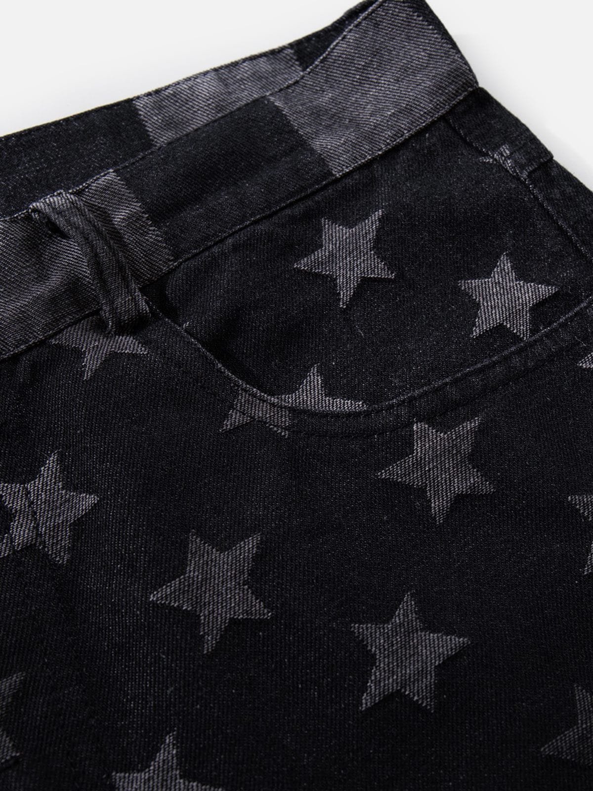 Aelfric Eden Striped Star Baggy Barrel Jeans