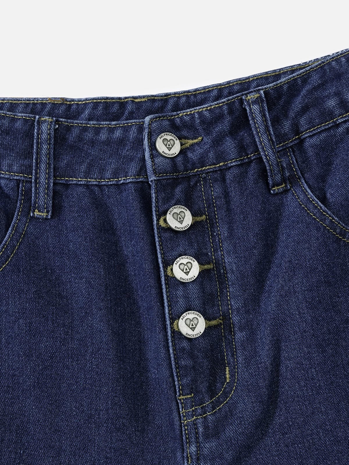 Aelfric Eden Jersey Patchwork Baggy Barrel Jeans