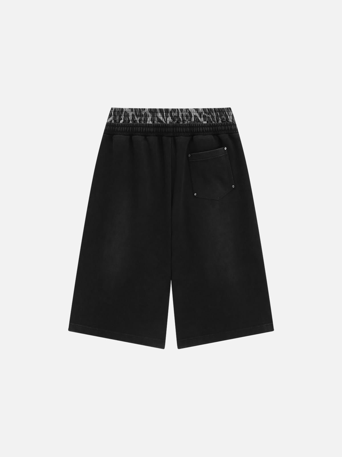 Aelfric Eden Leopard Double Waist Longline Shorts