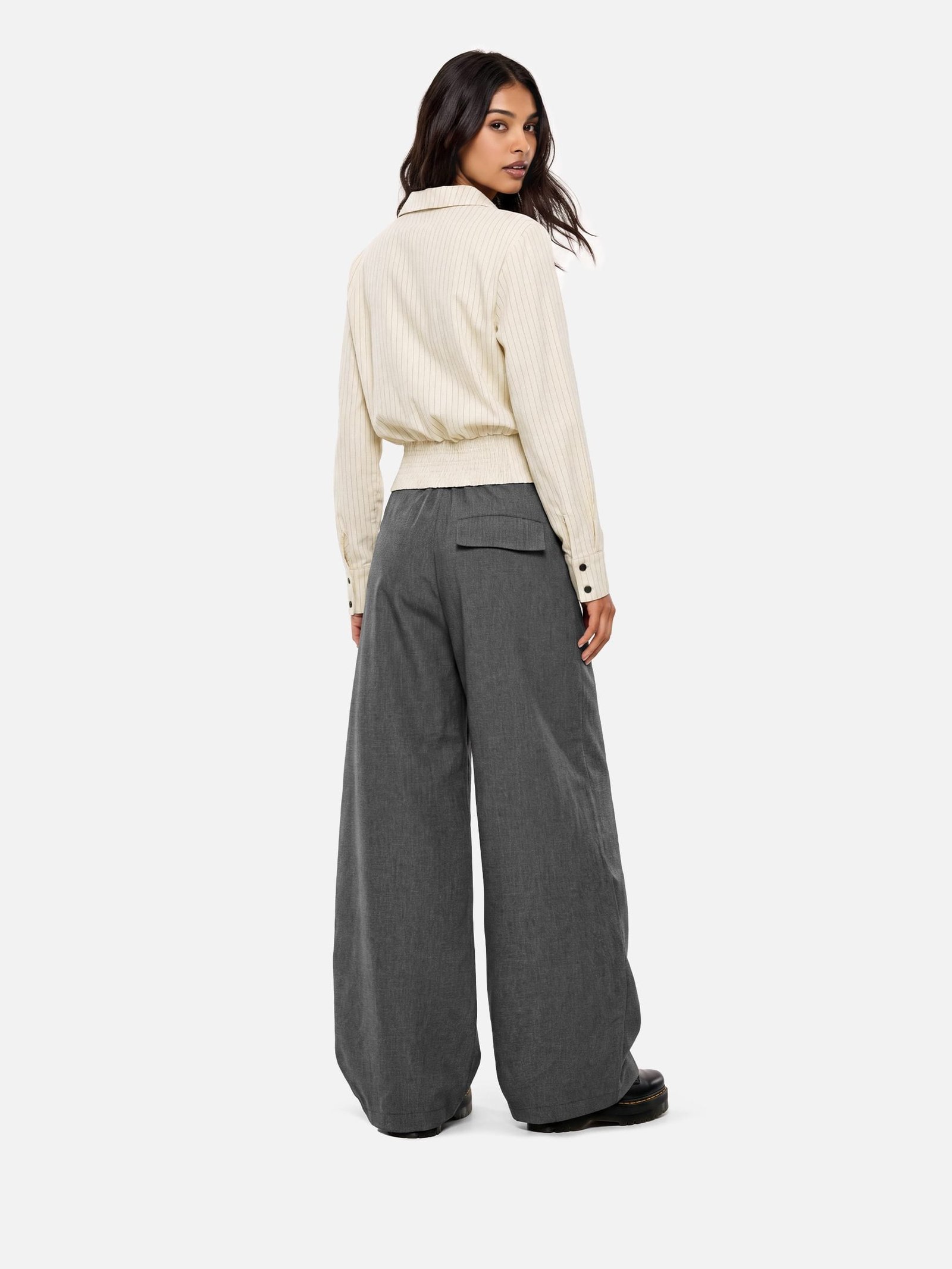 Aelfric Eden Asymmetric Button Long Sleeve Shirt