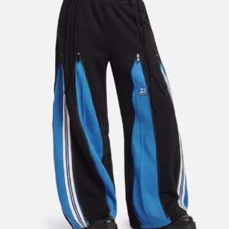 Aelfric Eden Zip Panel Stripe Baggy Sweatpants