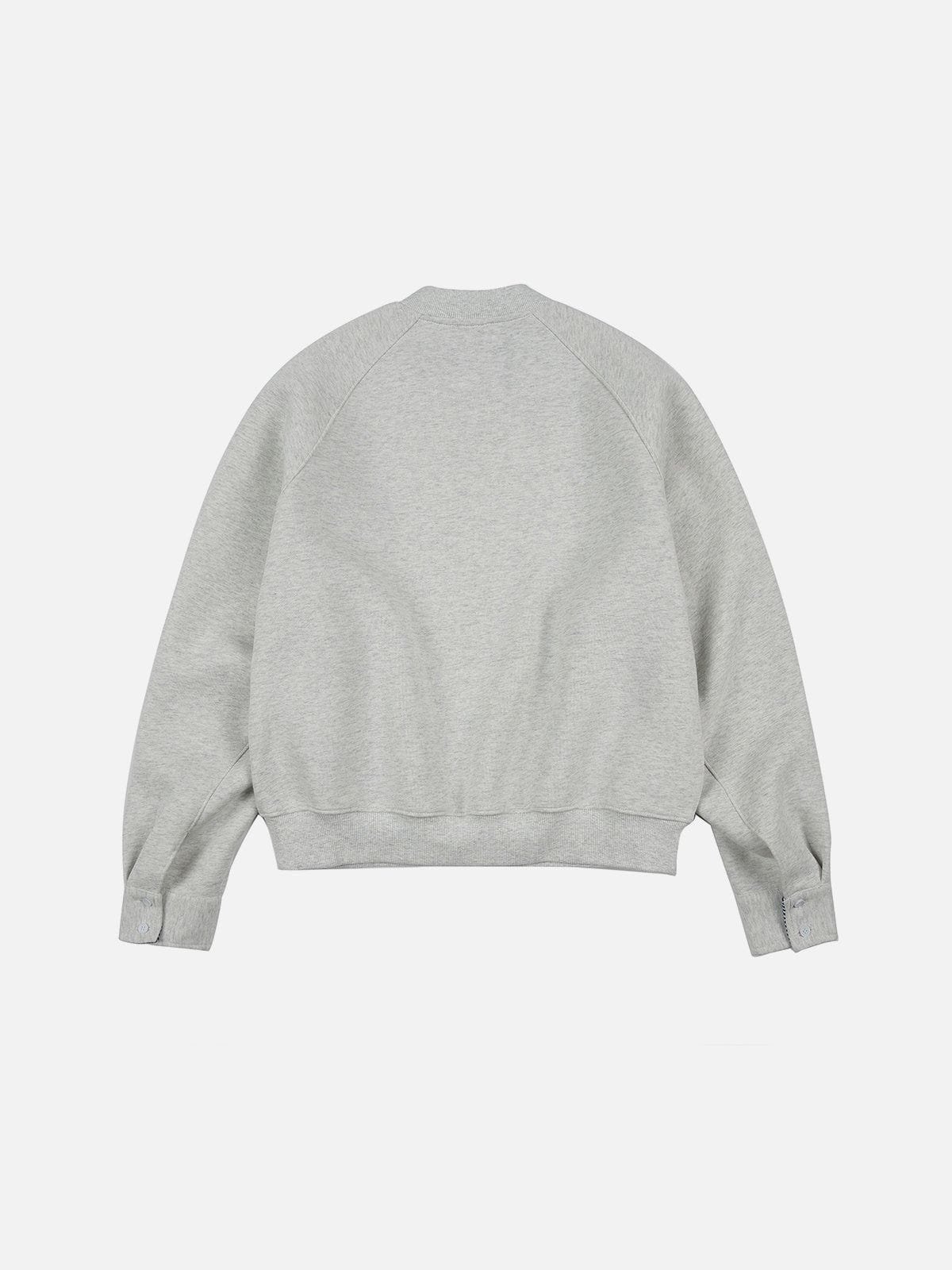 Aelfric Eden Plaid Patchwork Sweatshirt