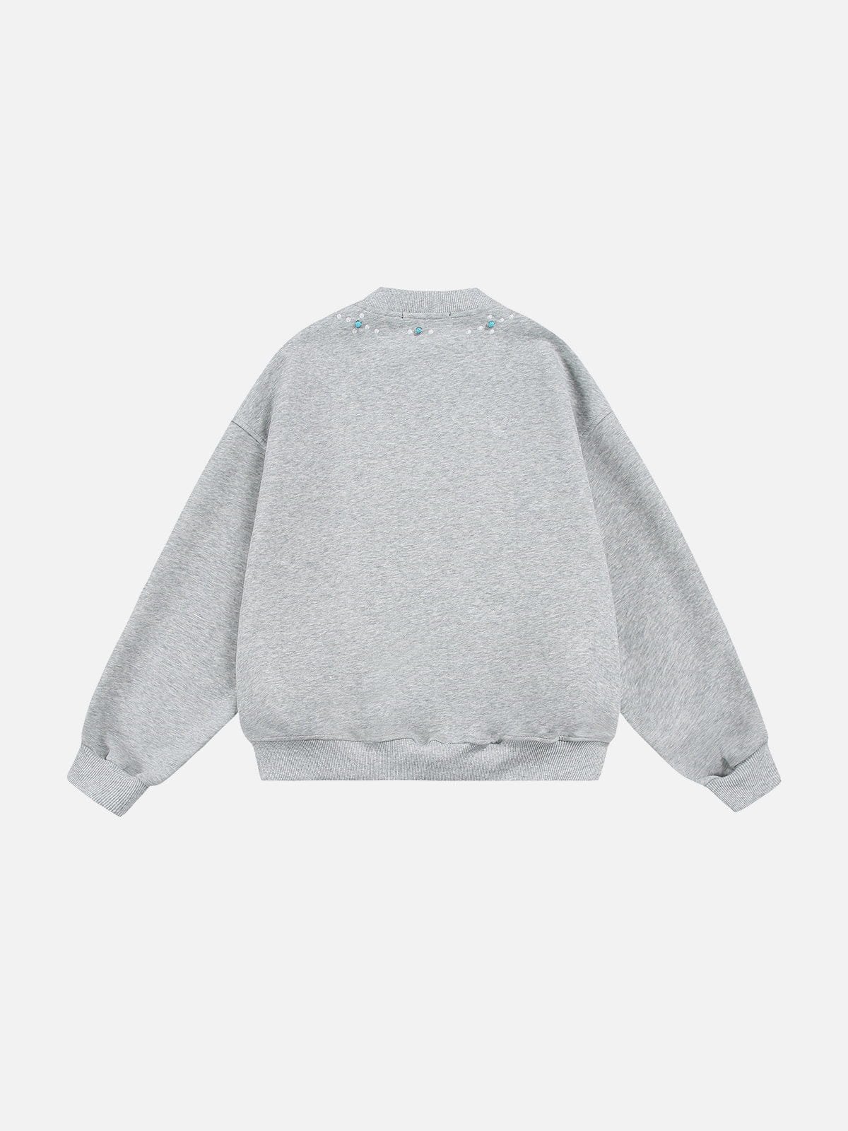 Aelfric Eden Turquoise Stud Collar Sweatshirt
