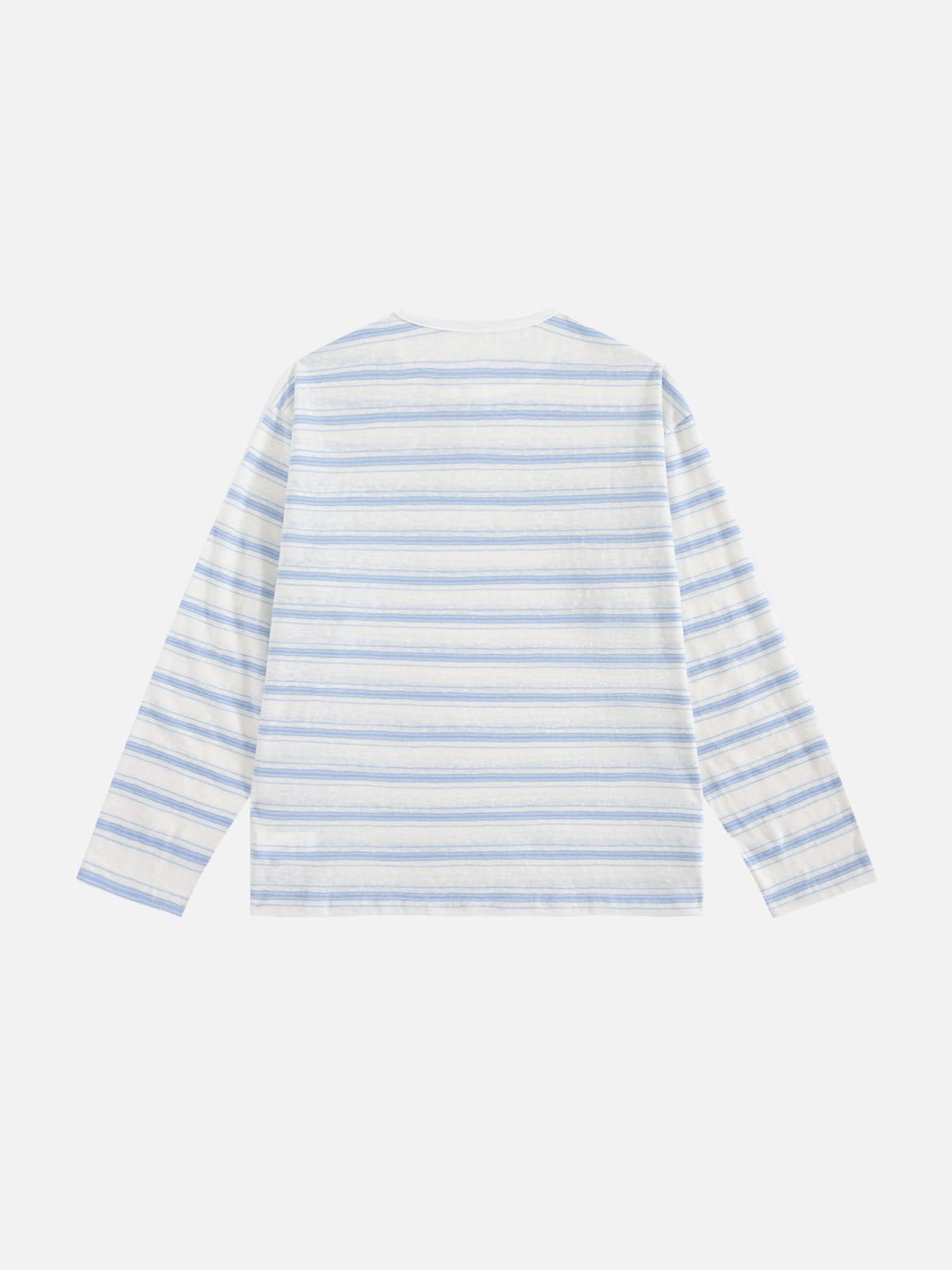 Aelfric Eden Striped Henley Long Sleeve Tee