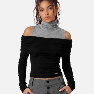 Aelfric Eden Layered Off-The-Shoulder Long Sleeve Tee