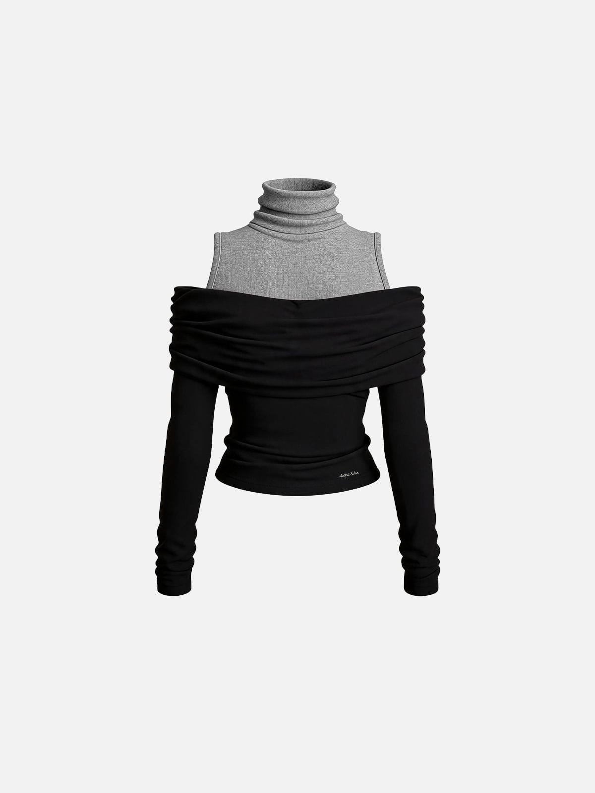 Aelfric Eden Layered Off-The-Shoulder Long Sleeve Tee