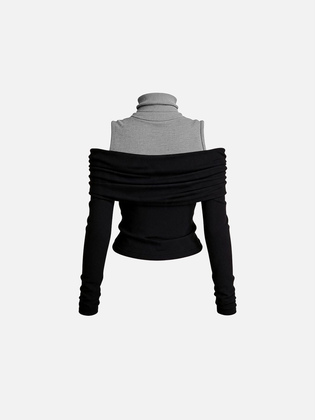 Aelfric Eden Layered Off-The-Shoulder Long Sleeve Tee