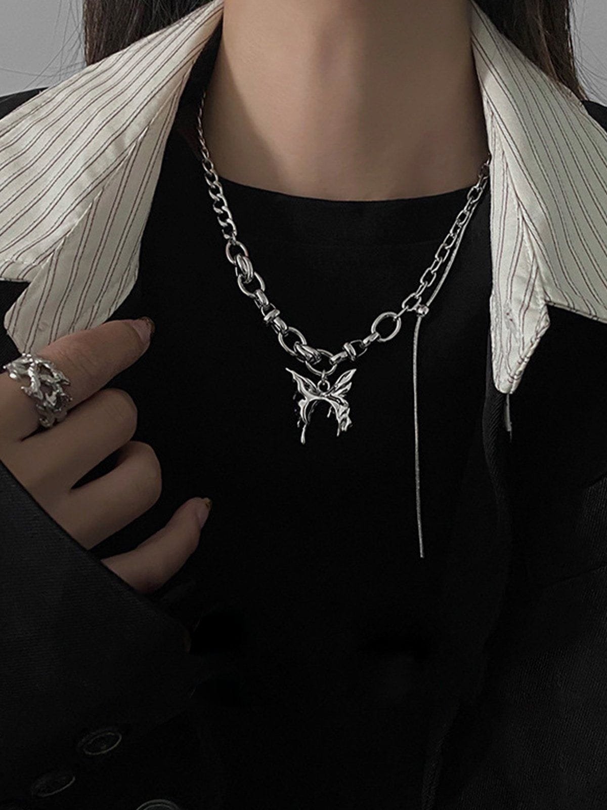 Aelfric Eden Butterfly Pendant Necklace