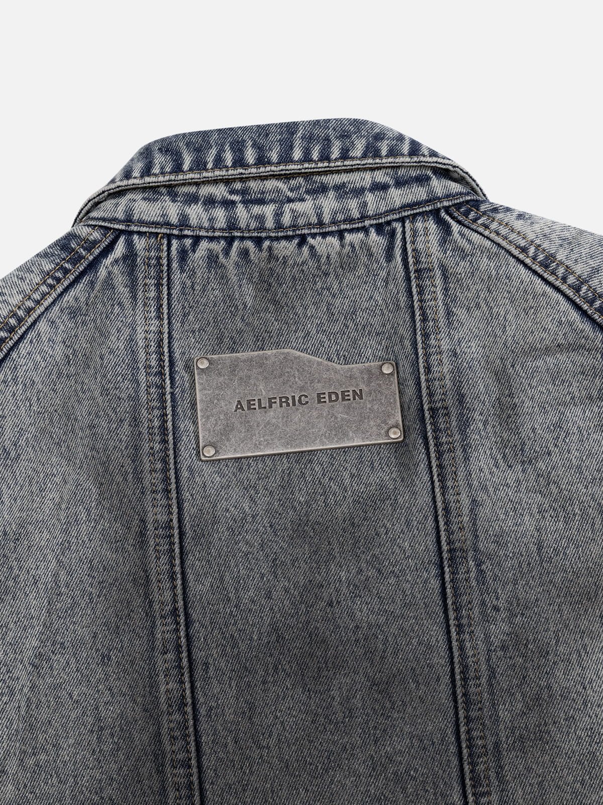 Aelfric Eden Super Boxy Fireman Clasp Denim Vest